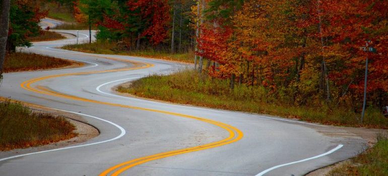 A concrete road - movers in Montgomery County