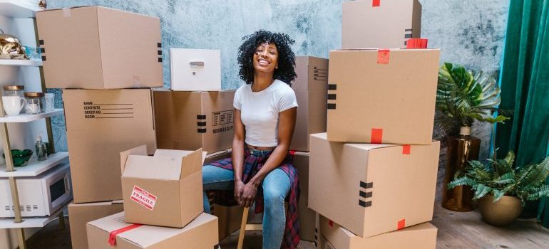 a woman that contacted movers mclean va on time